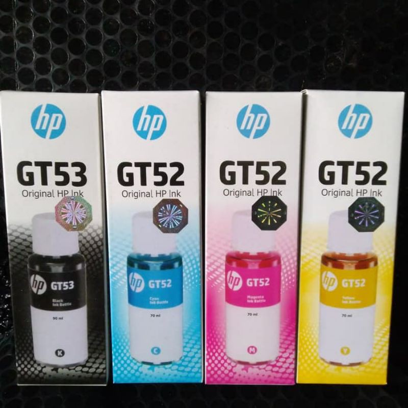 Paket Tinta Hp GT52 Dan GT53 [B/C/M/Y] GT5810/GT5820