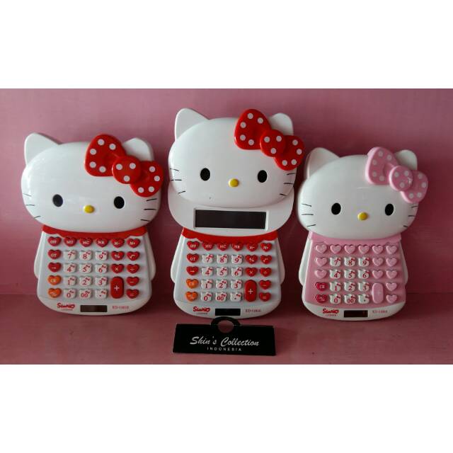 

Kalkulator geser fullbody hello kitty besar