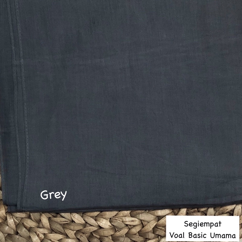Hijab Basic Voal Umama Part 2-PREMIUM-Grey