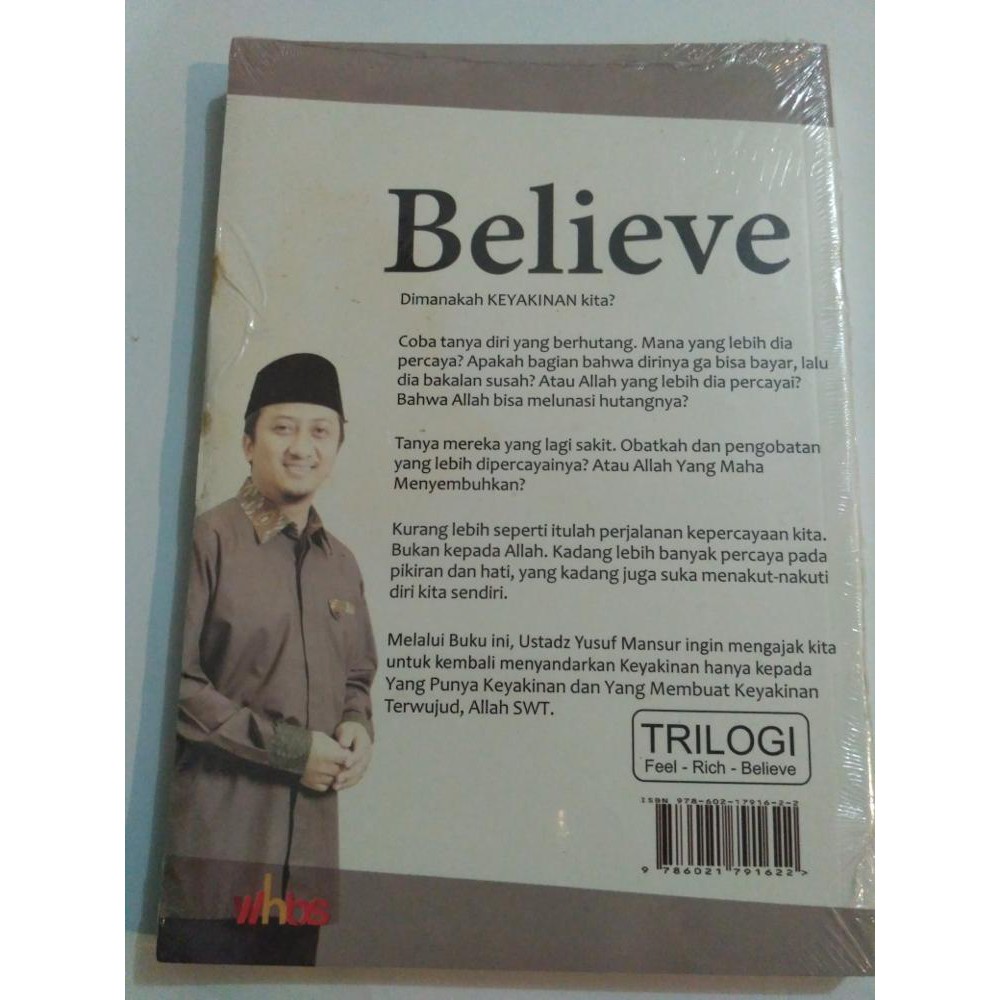 Cod Buku Believe Ust Yusuf Mansur Shopee Indonesia