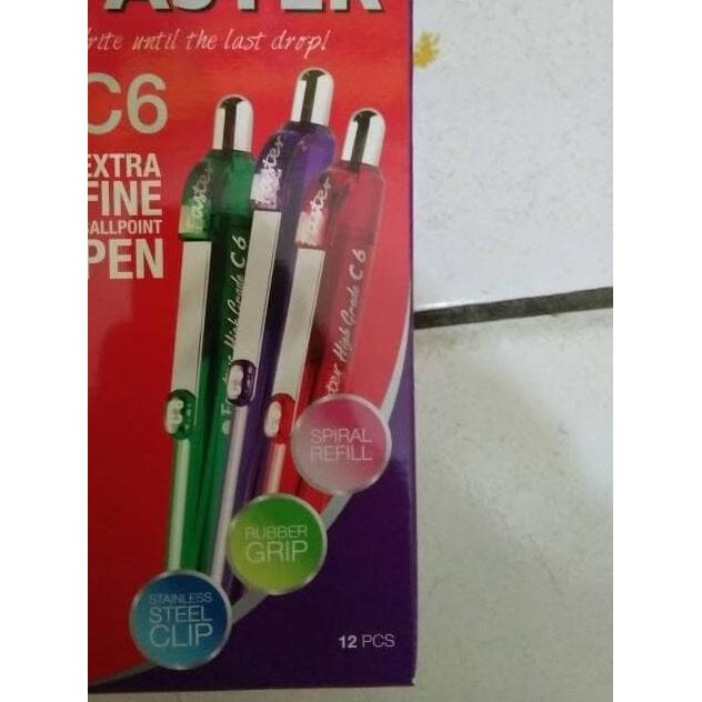 

♦ Pulpen faster C6 /pack ➮