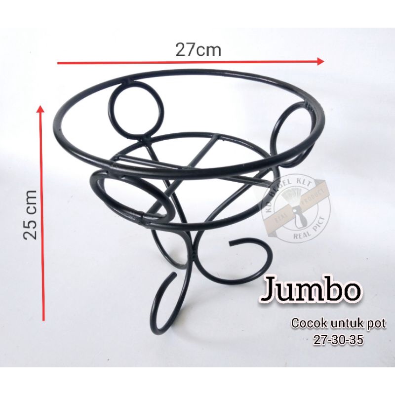 Standing Pot Bunga Tunggal / Rak Bunga besi Minimalis Murah