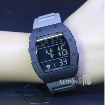 jam tangan original SKYMAX 2118 G water resistance tahan air Standar MILITER tahan beku