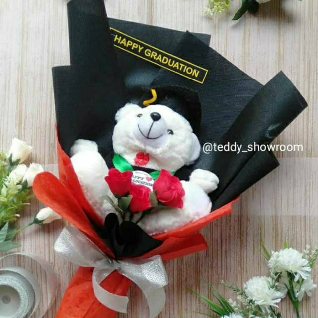 BIG PROMO / Buket Boneka Wisuda BESAR / Buket Toga Wisuda / Buket anniversary / Buket Ultah