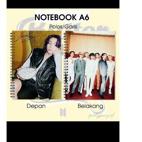 

NOTEBOOK KPOP UKURAN A6 COVER KPOK