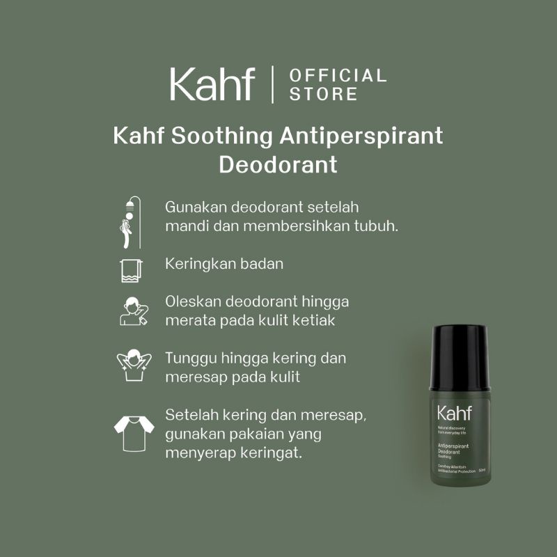 kahf soothing antiperspirant deodorant 50ml (PROMO)