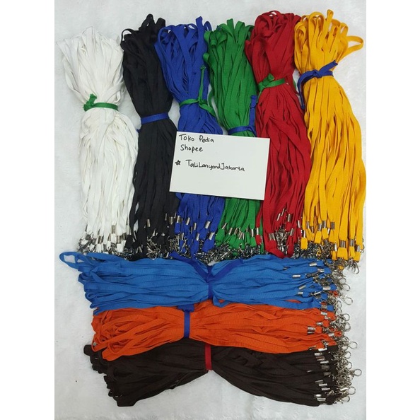 

Per 50 PCS Tali Polos Kait 1CM Tali Sepatu 1CM Polos Kait