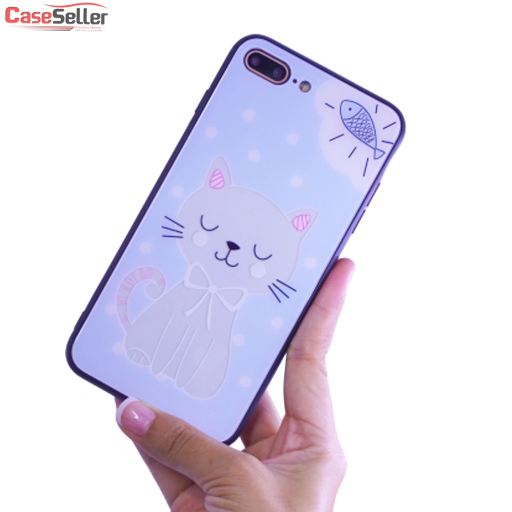 CaseSeller - OPPO F9 / F11 / F11 PRO / Find X2 / 2X PRO  Hardcase Glass Ultraviolet Glow In The Dark