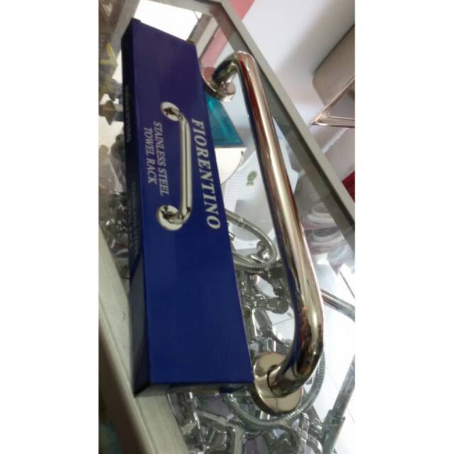 handle bathub 40cm stainless / pegangan kamar mandi