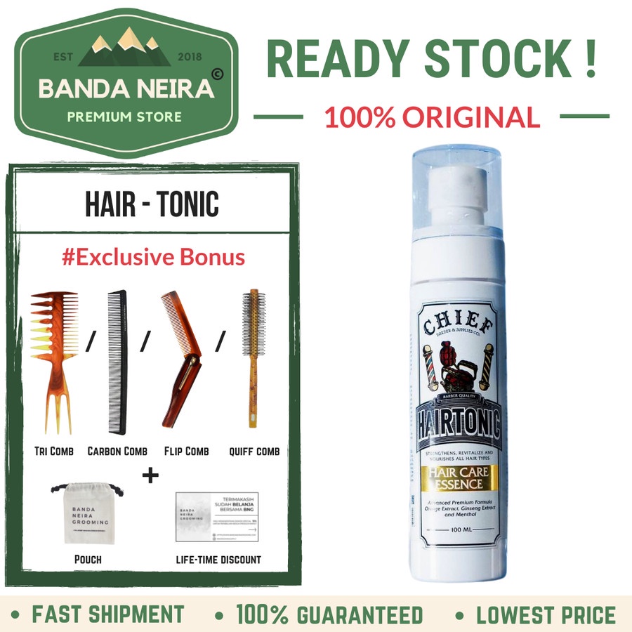 CHIEF Hair Tonic Hairtonic Hair Care Essence / Tonik Rambut