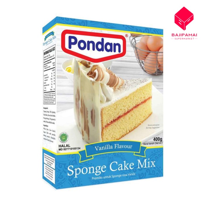 

Pondan Black Forest Kukus - Sponge Cake Mix Vanilla