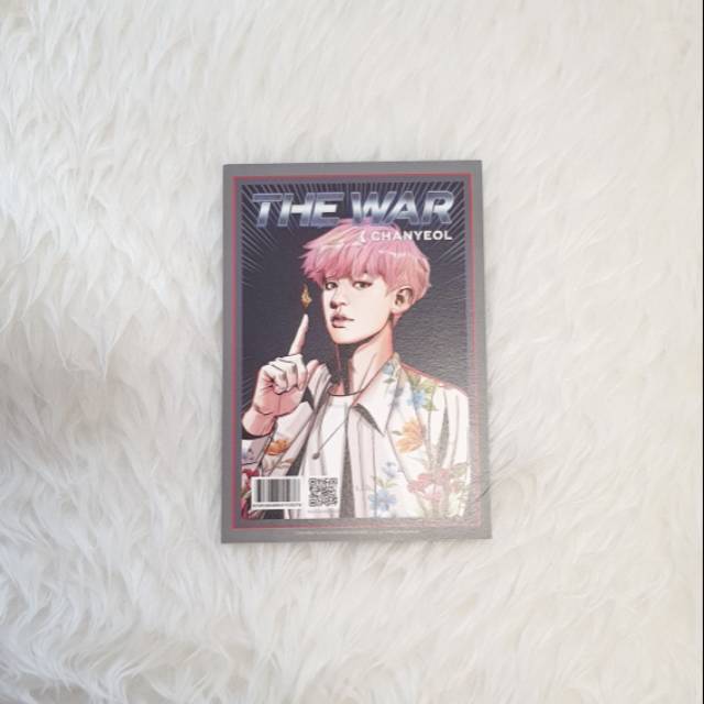 PC POSTCARD Chanyeol EXO Album The War Power Original Asli