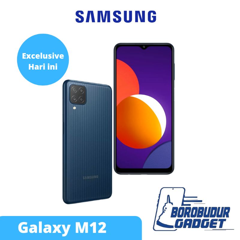 HP Murah Samsung M12 ram 4/64 Baru garansi resmi no repack