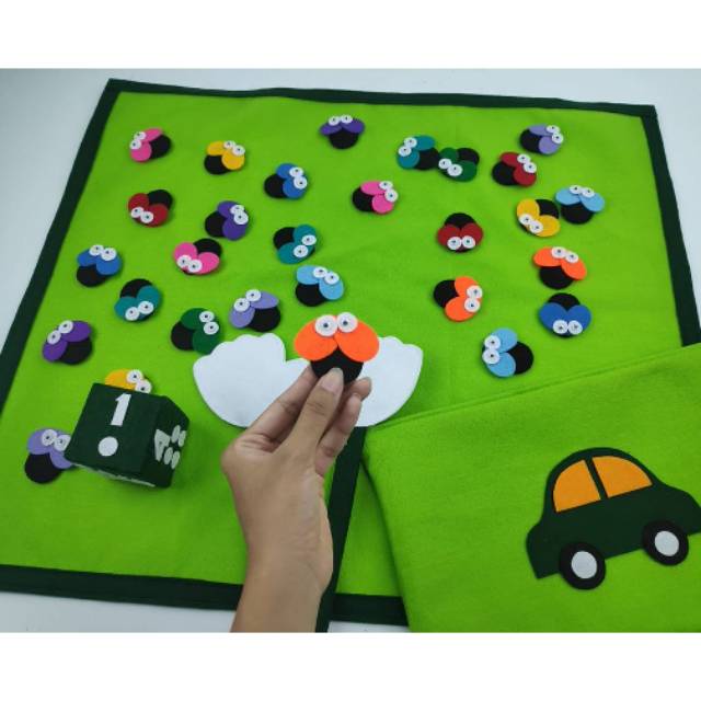 TERLARISS,, Mainan anak Playmat Tepuk lalat