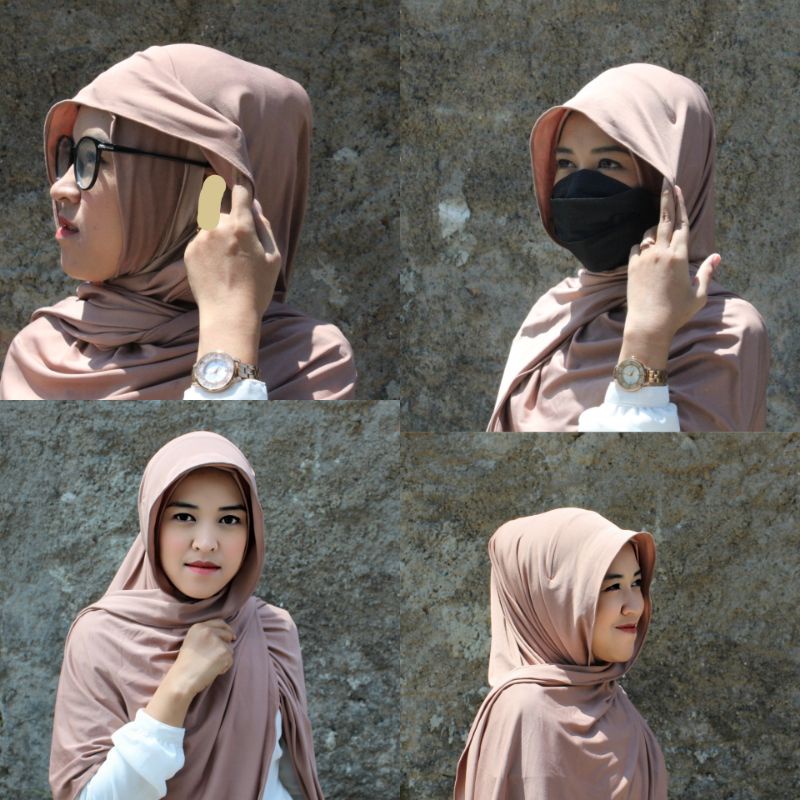 PASHMINA INSTAN INNER/ PASHMINA JERSEY INSTAN/ PASHMINA MASKER/ HIJAB MASKER/ JILBAB MASKER. TERMURAH PASHMINA INSTAN