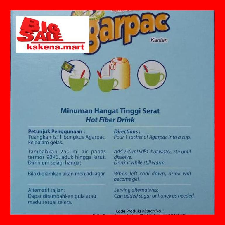 

Kak8Vitxd Agarpac - Minuman Diet Sehat Kaya Serat Dari Rumput Laut S50K50A