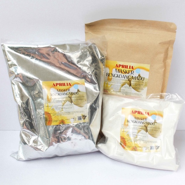 MASKER BENGKOANG MADU  APRILIA 250 GRAM / untuk wajah dan badan
