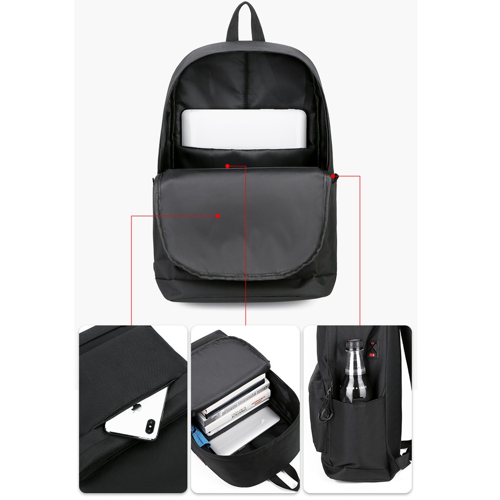 Tas punggung unisex/tas ransel unisex/tas travelling import/tas sekolah korea/tas multifungsi murah