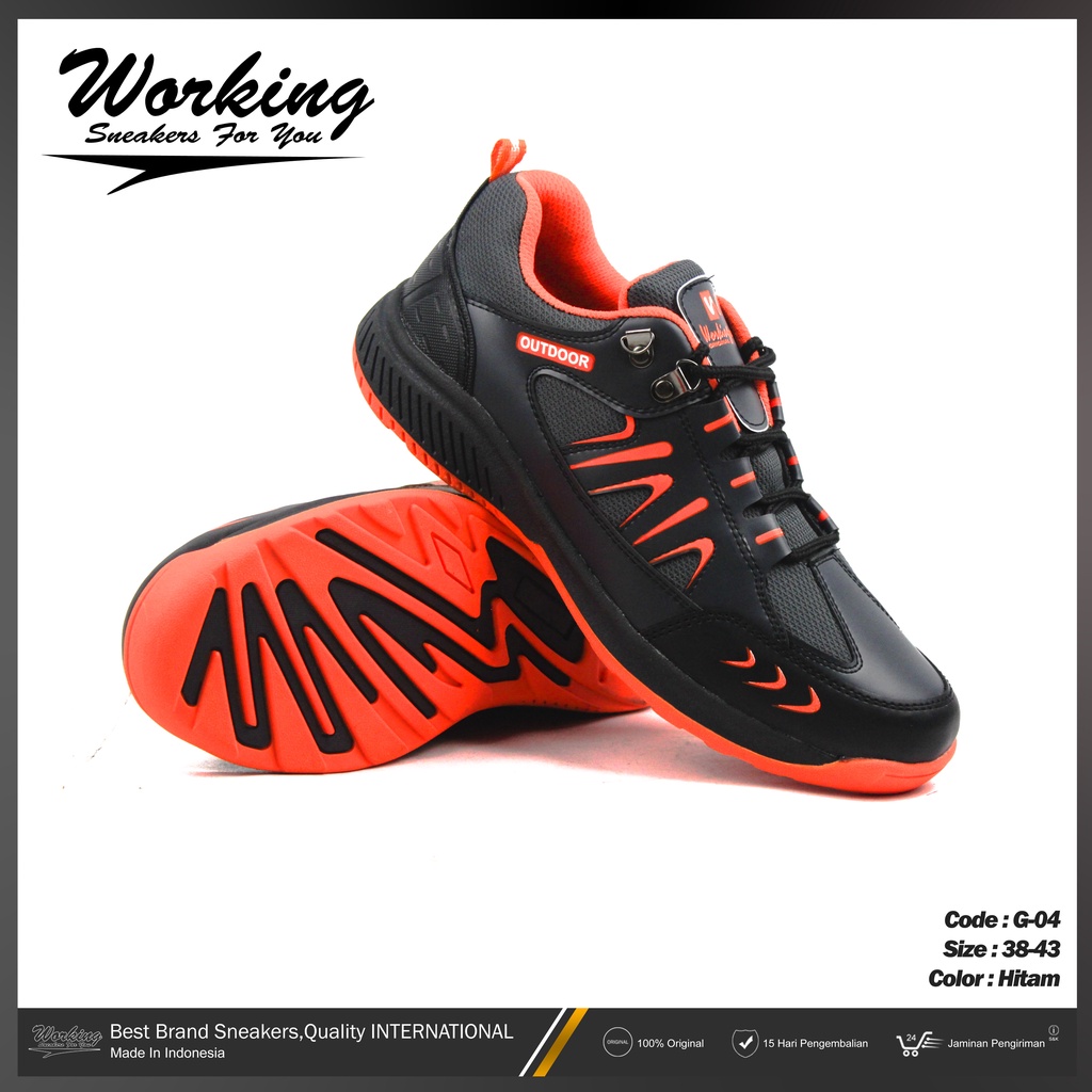 Working Sneakers For You Sepatu Hiking Pria G-04