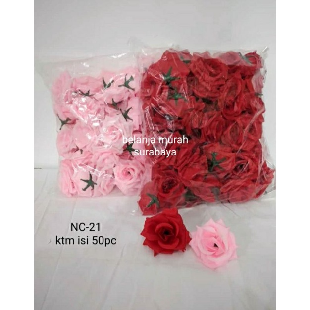 KUNTUM MAWAR - KELOPAK MAWAR 1 BUNGKUS 50Pcs ARTIFICIAL IMPORT MURAH