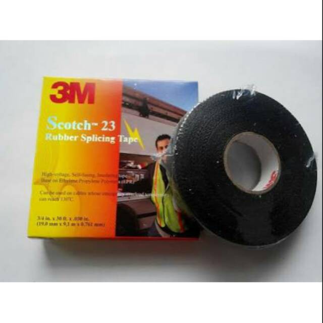 ORI ! 3M Isolasi RUBBER KARET SCOTCH 23 (3/4 IN X 30FT)