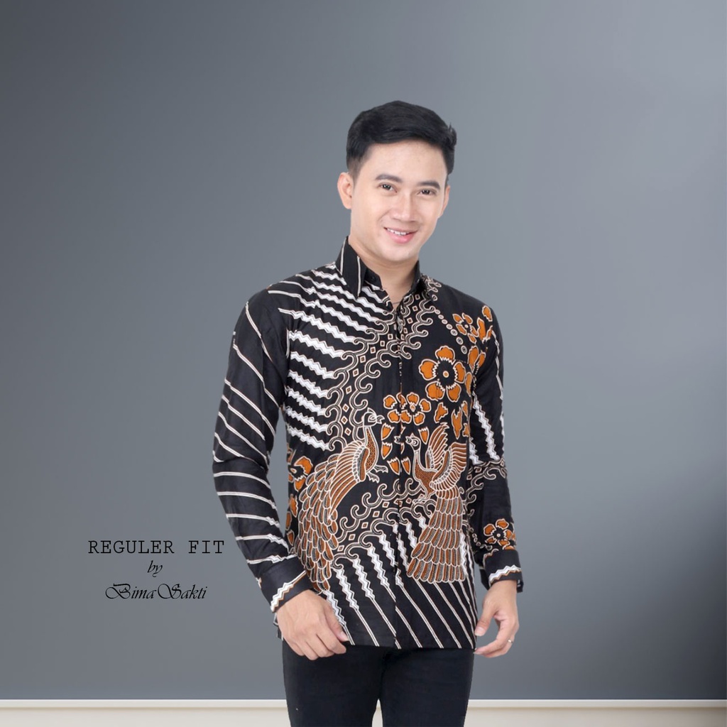 emeja batik pria lengan panjang original bima sakti / baju kemeja lengan panjang pria motif batik / baju kemeja batik pria dewasa lengan panjang / baju kemeja pria lengan panjang batik / baju batik kemeja lengan panjang / bisa cod / bayar ditempat