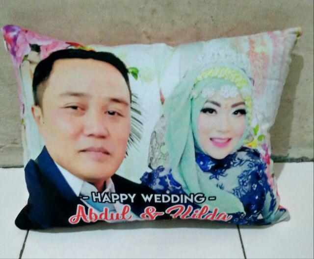Bantal Custom Design Foto Cetak 2 Sisi