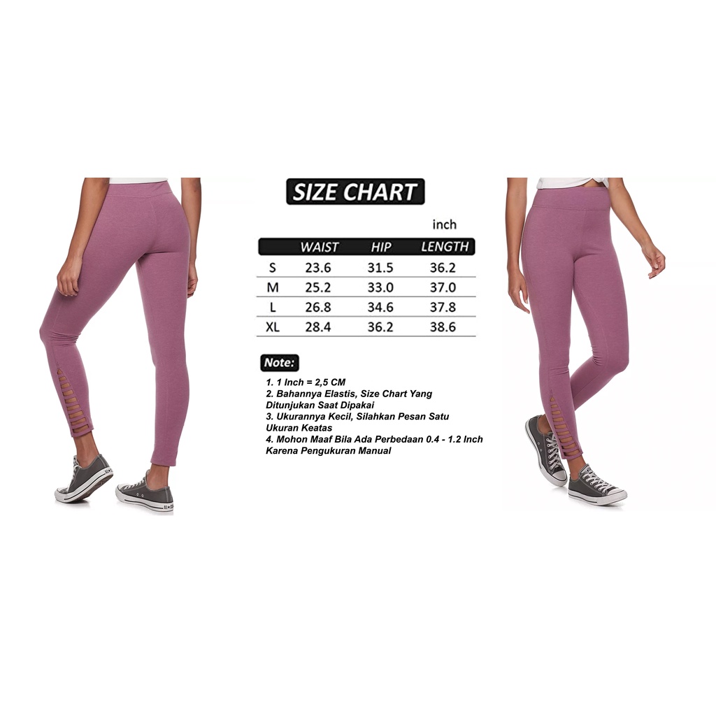 So Legging Sport Strappy | Legging Wanita merk SO