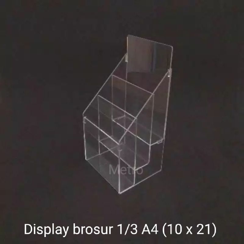 

Tempat brosur 3susun/Akrilik brosur A6
