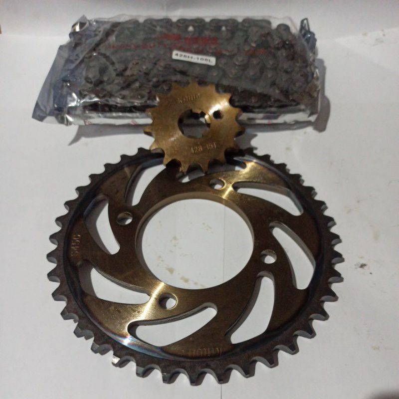 GEAR PAKET GIR PAKET BAJA 428H KAWA VEGA ZR JUP Z NEW