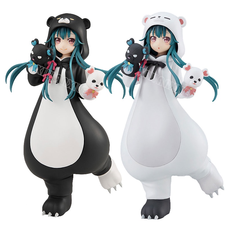 Mainan Action Figure Anime Kuma Kuma Kuma Beruang Putih Hitam YUNA Untuk Hadiah Aldult