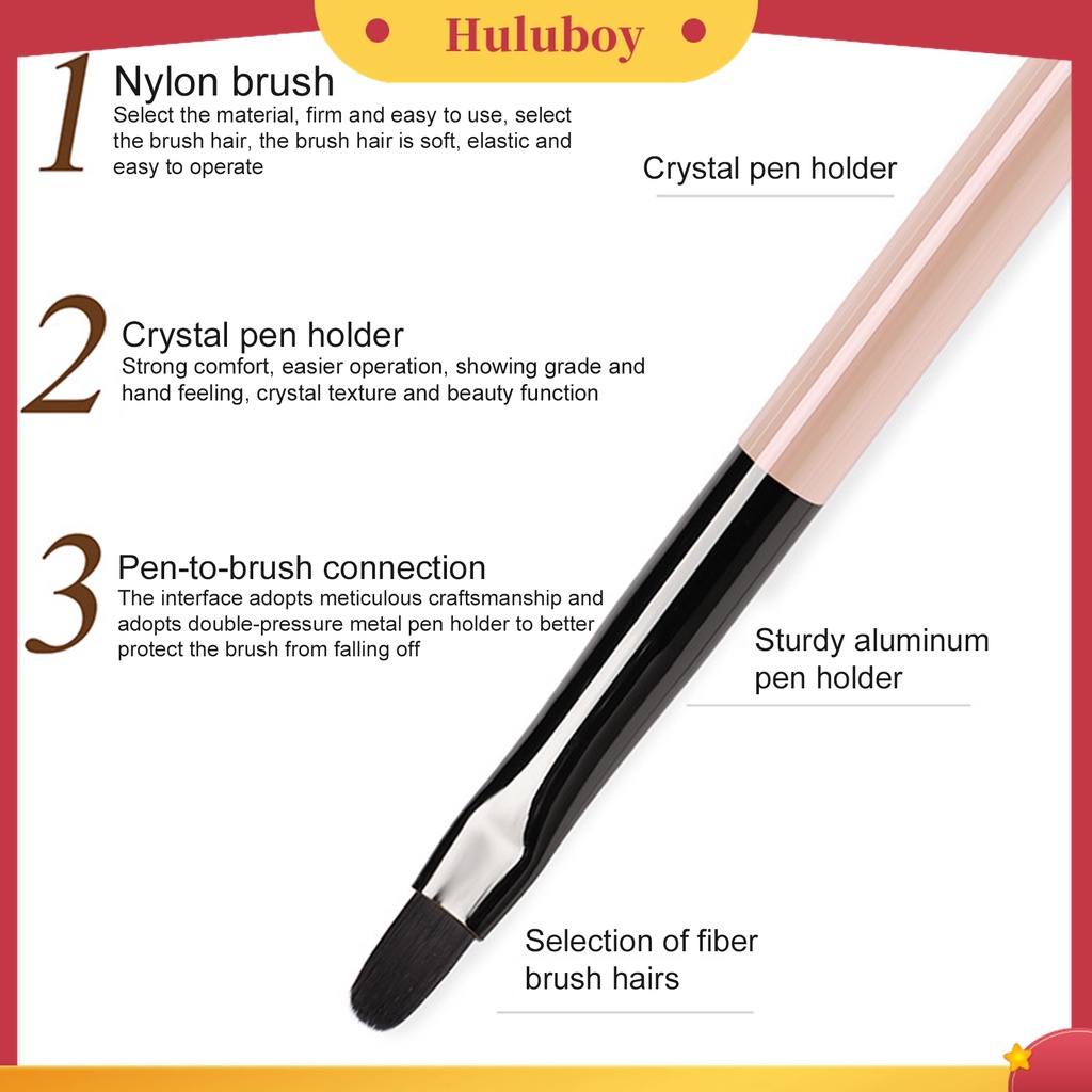 Huluboy Huluboy♡ Kuas Lukis Kuku Ultra Tipis DIY Untuk Manicure