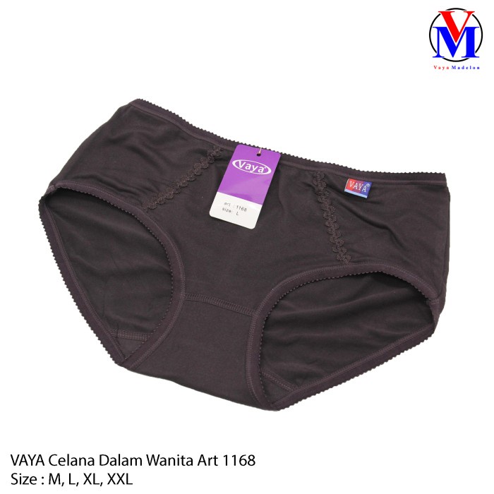 Vaya Celana Dalam Wanita Art 1168 - L, Cokelat Tua