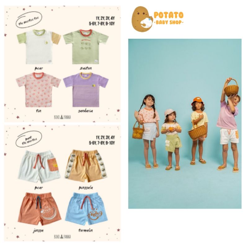 Boho Panna The Overtee Tee &amp; Pants Set 1th sd 7-8th