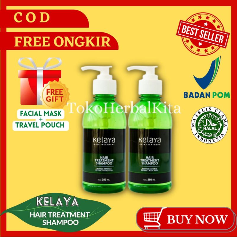 Shampo Kelaya Kalaya Hair Treatment Shampo Sampo Klaya Shampoo Anti Rontok Ampuh Parah Penumbuh Ramb