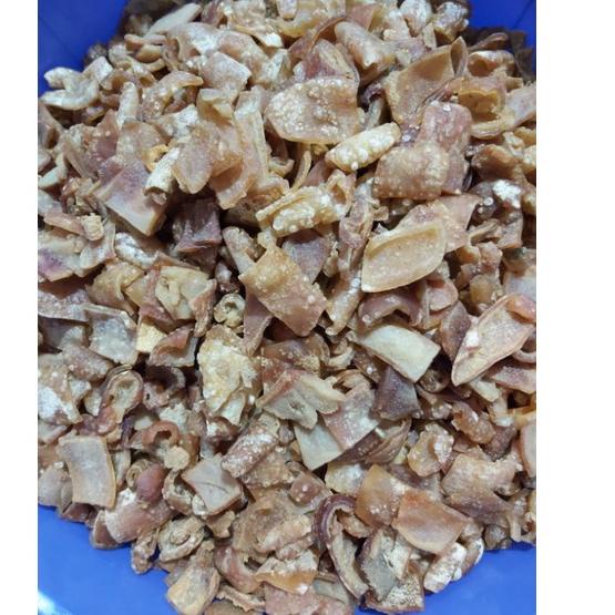 

[KODE BARANG RSC50] kerupuk kulit babi/cu jiu ca jiu nong/kerupuk kulit samcen/kerupuk kulit babi siap goreng 300.grm wc