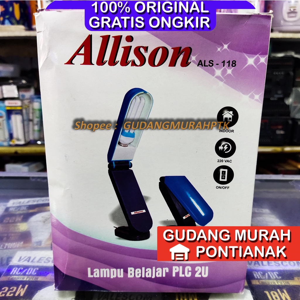 LAMPU BELAJAR ALLISON LAMPU BEBEK 118  DESKLAMP ANAK SEKOLAH RUANG TAMU SAKLAR BUKA TUTUP