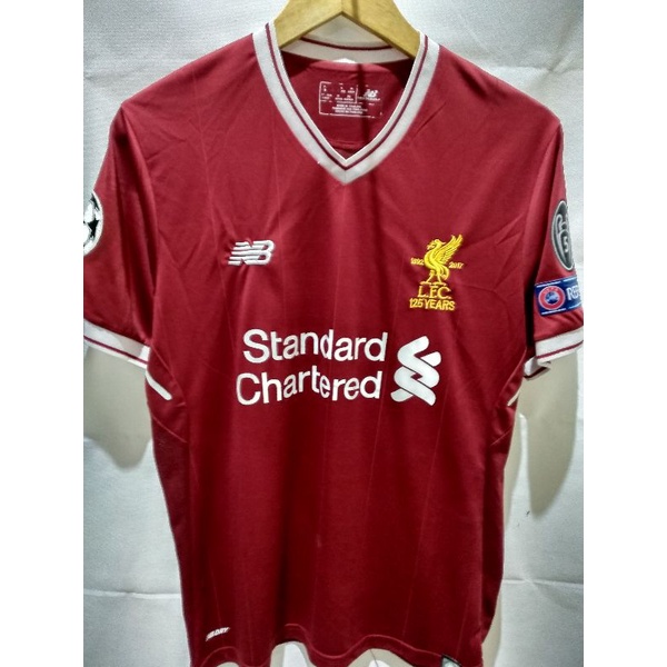 Jersey Liverpool 2017-2018 Grade original ucl pacth velvet