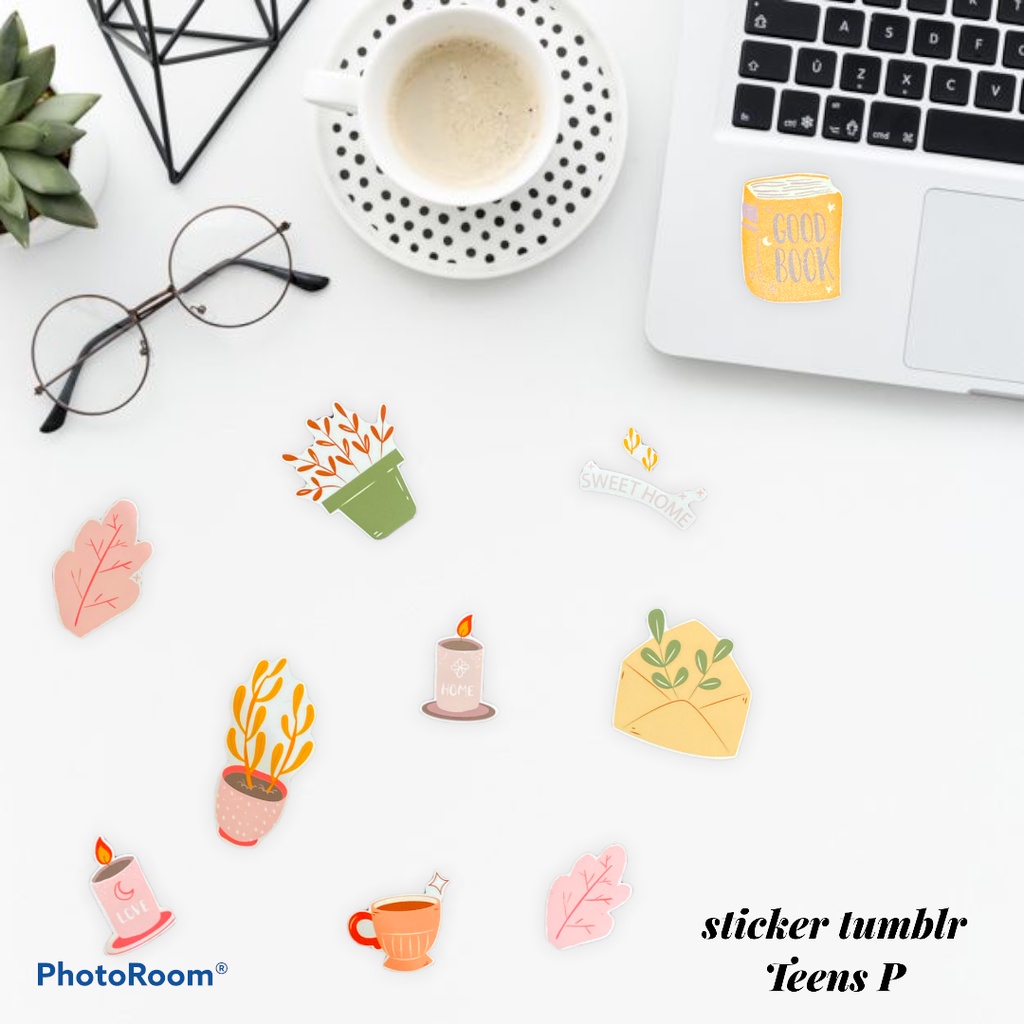 Sticker Pack Tumblr Teens Aesthetic Waterproof Hiasan Laptop Botol Tumbler Case Hp DIY Stiker Notebook Laptop