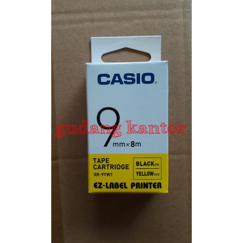 

Label Casio 9Mm Kuning Xr-9Yw1 Original Ez Tape Printer