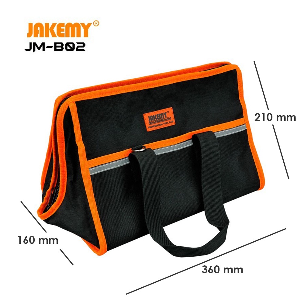 Jakemy JM-B02 Tas Professional Portable Tool Bag Medium Set