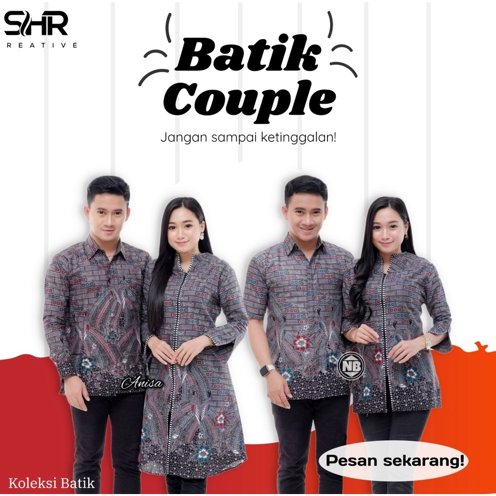 Maura Couple - Sania Ruffle Batik Couple Ori Ndoro Jowi DNT Garansi Termurah Shopee SELENDANG MERAK