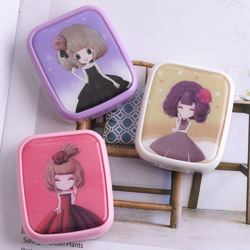 Tempat softlens lengkap karakter cartoon cute fashionable girl