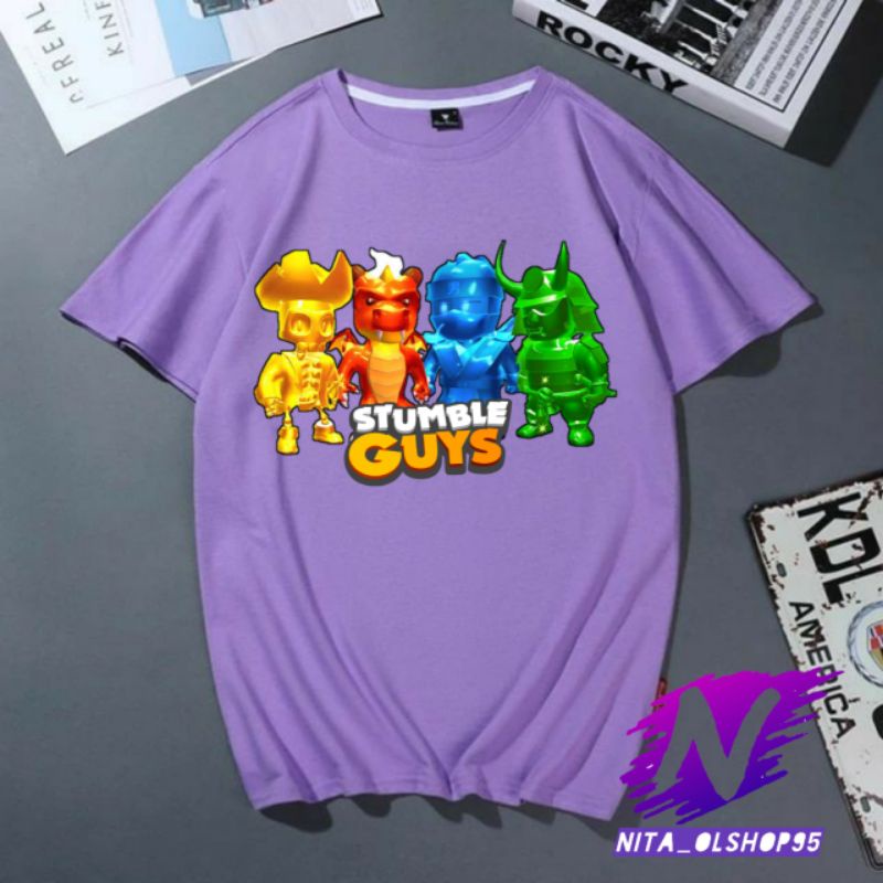 baju stumble guys kaos anak stumble guys skin spesial