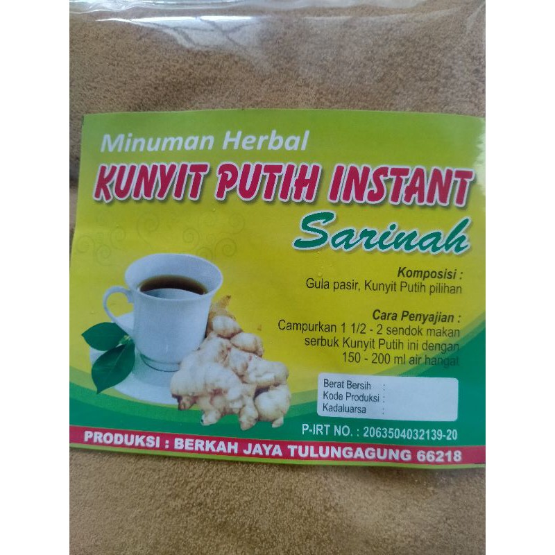 

Kunyit Putih Instant