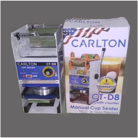 Mesin Cup Sealer / Mesin Press Gelas Minuman Carlton CT-D8 Manual