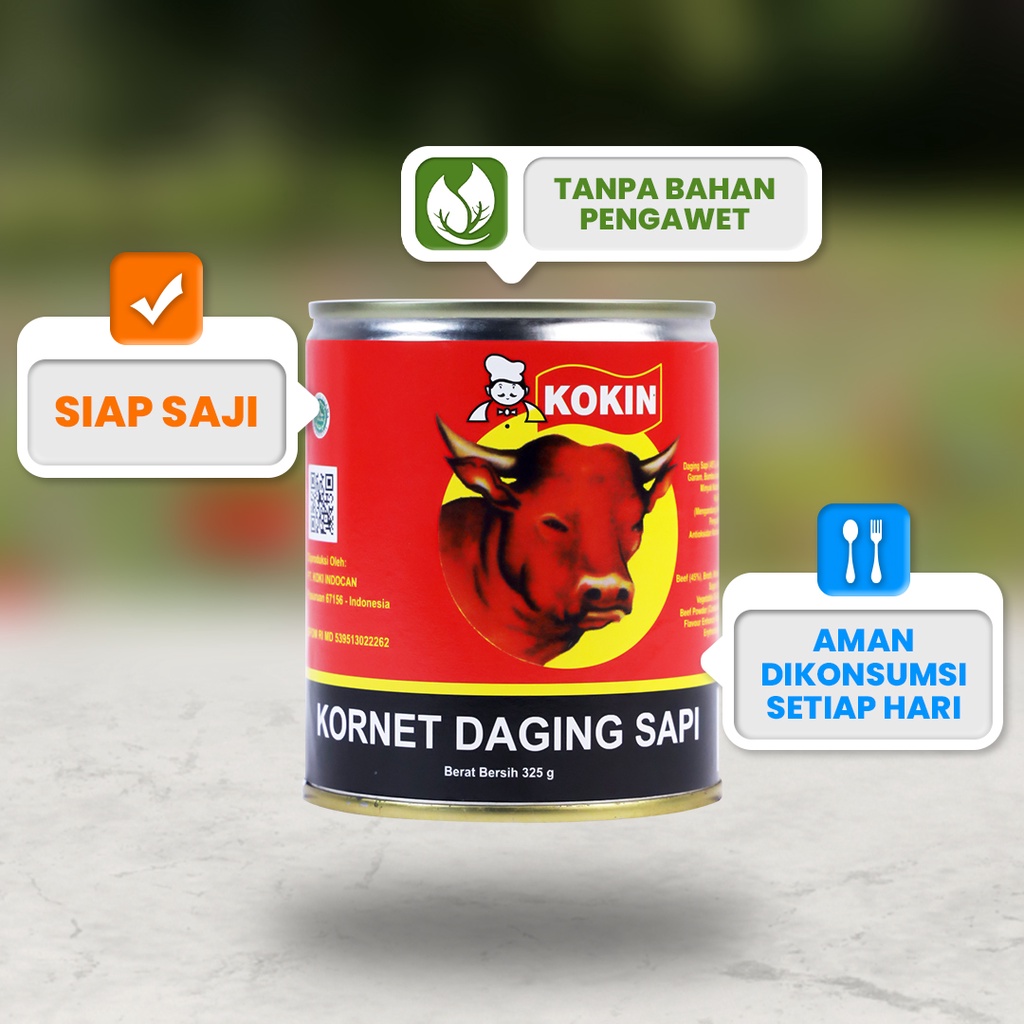 

2Xbtygneal Sakha Snack ) Corned Beef Kornet Kaleng Daging Sapi Makanan Siap Saji Halal 325 Gram -