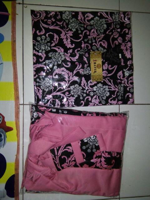 Batik Couple Gamis Brukat Barack 2495 Kemeja