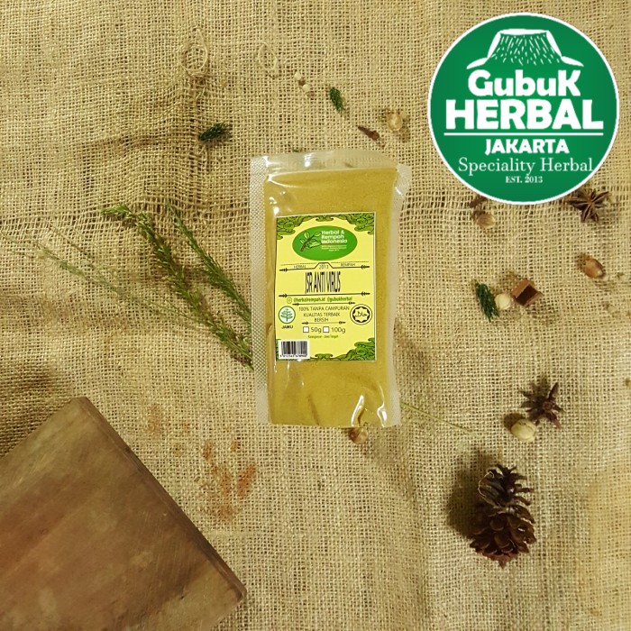 

JSR ANTI VIRUS FLU, INFLUENZA - 100 GRAM - MURNI TANPA GULA - BUBUK HALUS