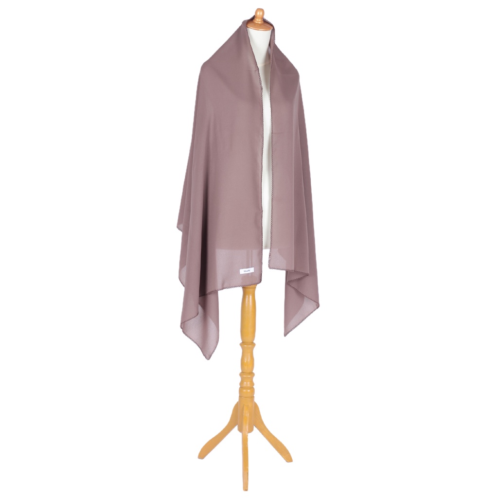 Pashmina Diamond Crochet - Tiara Shawl-Hazelnut